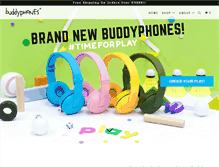 Tablet Screenshot of buddyphones.com